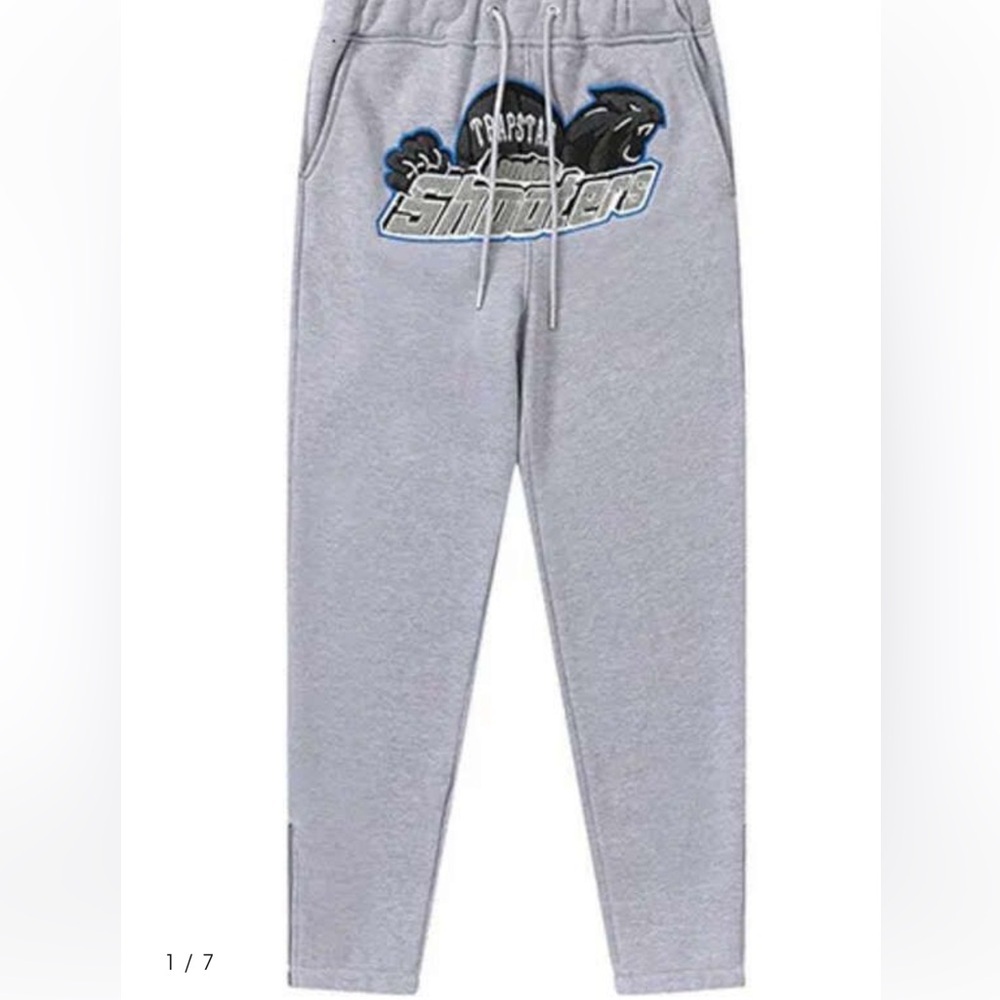 London Trapstar Men Towel Embroidery Trapstar Pants Mens S